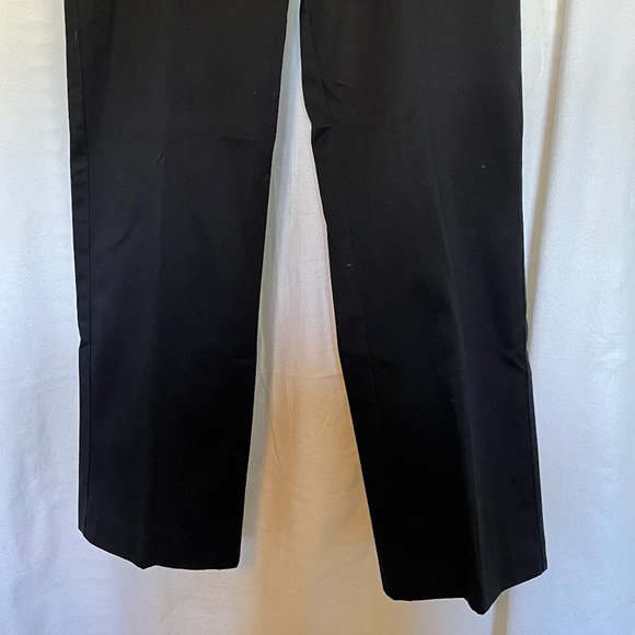 Roundtree & Yorke Comfort Classic Fit Flat Front Black Dress Pants 35 x 30 - Picture 2 of 5